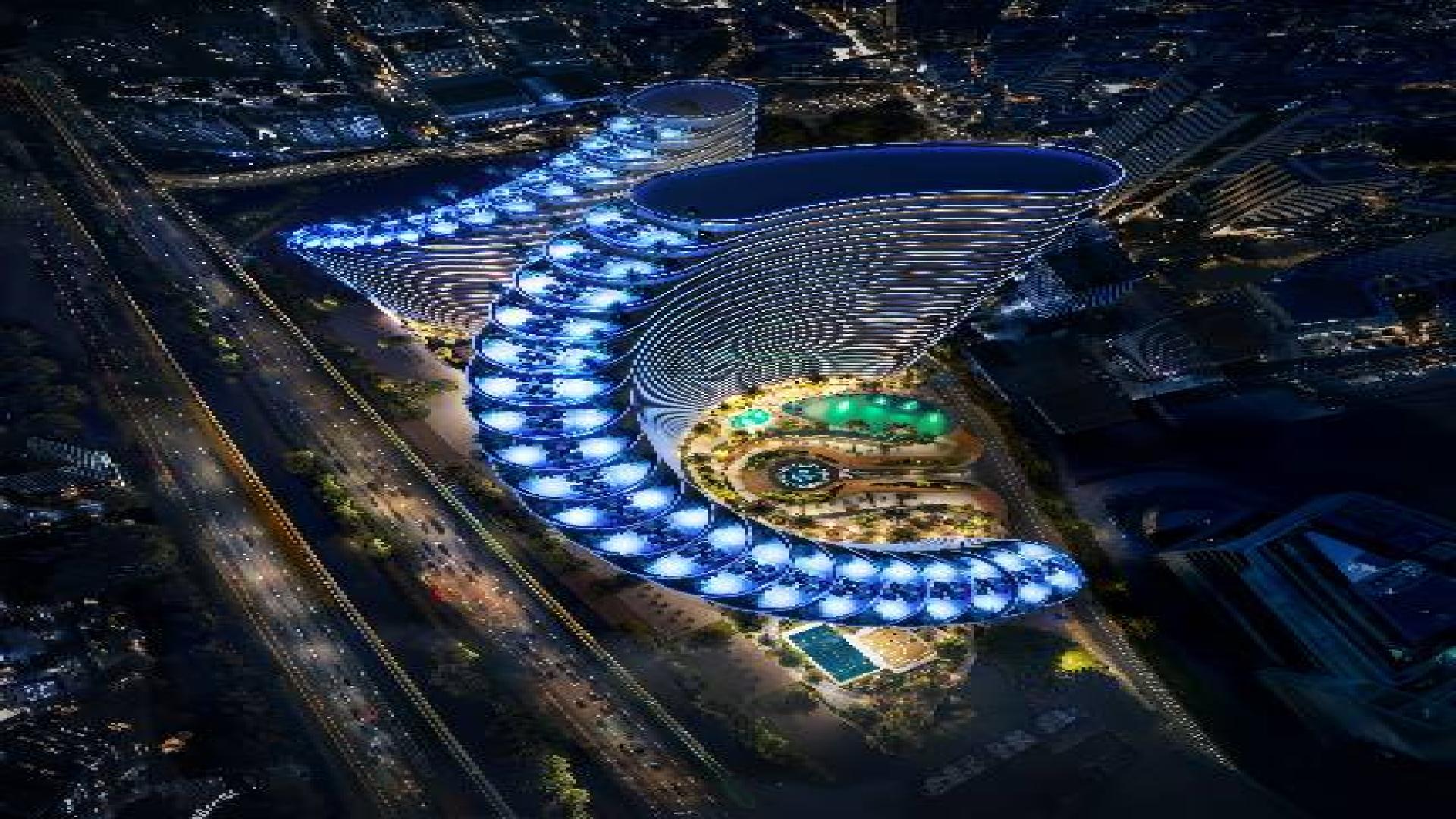 Binghatti Skyflame at Majan, Dubai a modern twin-tower address 4